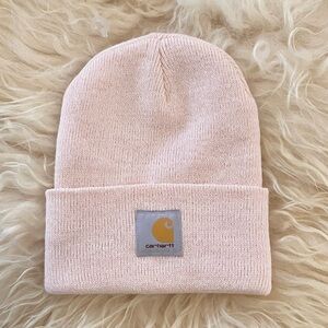NWOT Carhartt Knit Cuffed Beanie in Light Pink
